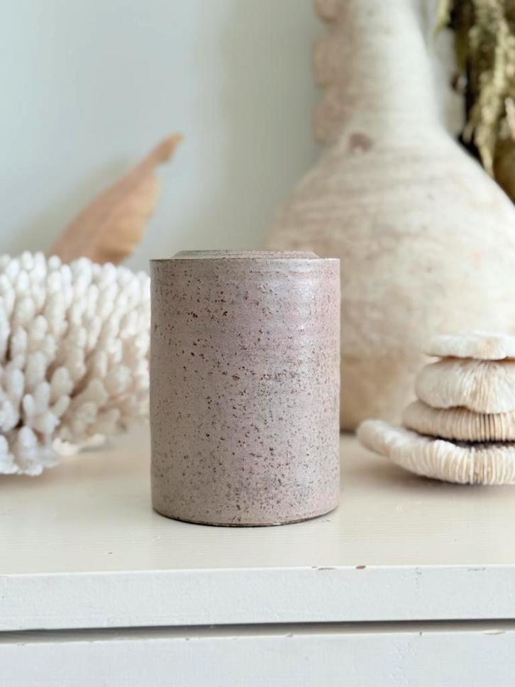 Vintage mid-century Mobach vaas in mauve, Antiek en Kunst, Antiek | Keramiek en Aardewerk, Ophalen of Verzenden