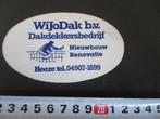 sticker heeze wijodak bv dakdekkersbedrijf, Ophalen, Zo goed als nieuw, Bedrijf of Vereniging