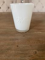 Riviera maison vaas, Wit, Ophalen of Verzenden, Minder dan 50 cm, Glas