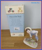 Royal Worcester Days of the week "Saturday Boy" (Zaterdag), Ophalen of Verzenden, Nieuw, Mens