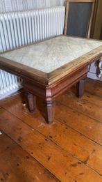 Tafel met marmeren blad, Huis en Inrichting, Gebruikt, 100 tot 150 cm, 50 tot 100 cm, Vier personen
