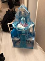 Elsa Poppenhuisje - Frozen Kasteel, Ophalen of Verzenden, Gebruikt, Poppenhuis