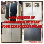 GARAGE OF SCHUURDEUR MET KOZIJN OP MAAT! SCHERPE PRIJS!, Doe-het-zelf en Verbouw, Deuren en Horren, Ophalen, 80 tot 100 cm, Glas