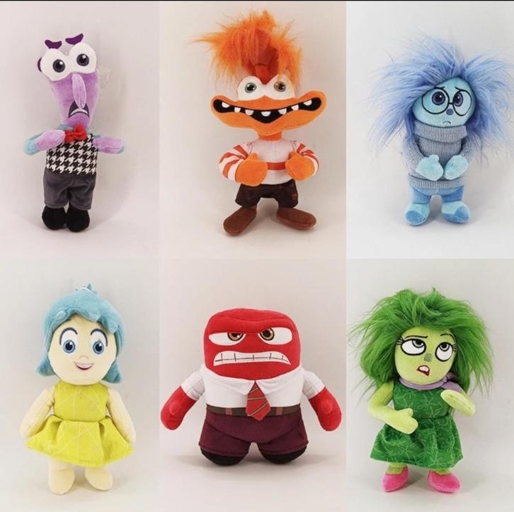 Inside out knuffels - Nieuw, Kinderen en Baby's, Speelgoed | Actiefiguren, Nieuw, Verzenden