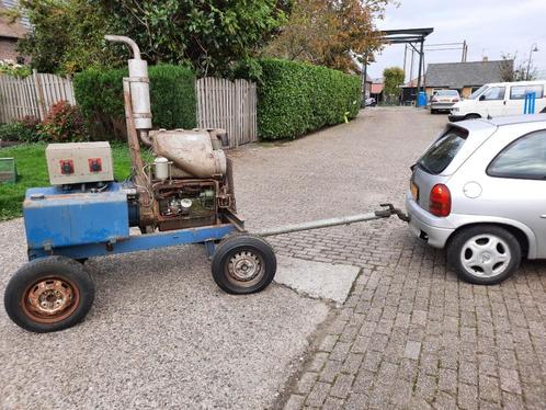 Deutz diesel aggregaat 220/380 Volt, makkelijk verrijdbaar, Doe-het-zelf en Verbouw, Overige Doe-het-zelf en Verbouw, Gebruikt