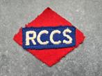 Embleem WW2 Royal Canadian Corps of Signals 1st Corps., Verzenden, Landmacht, Overige gebieden, Embleem of Badge