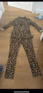 Luipaard panter Kostuum pak RBLZ  blazer  S  colbert M FOTOS, Maat 38/40 (M), Kostuum of Pak, Bruin, Ophalen of Verzenden
