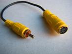 midi DIN adapter Mini DIN 4 polig female naar RCA male, Nieuw, Ophalen of Verzenden, Overige kabels, Minder dan 2 meter