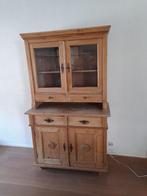 Oud geloogd grenen buffetkast, Huis en Inrichting, Kasten | Buffetkasten, Ophalen, Gebruikt, 100 tot 150 cm, Klassiek, authentiek