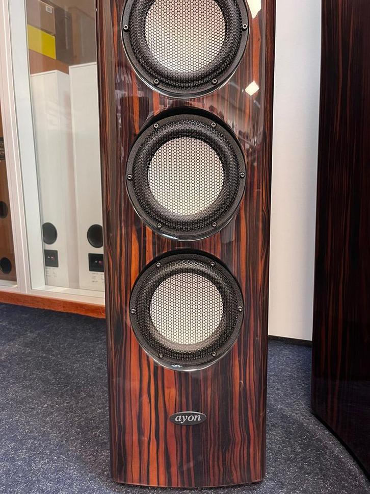 Ayon Audio Falcon Vloerstaande Luidsprekers, Audio, Tv en Foto, Luidsprekers, Gebruikt, Front, Rear of Stereo speakers, 120 watt of meer