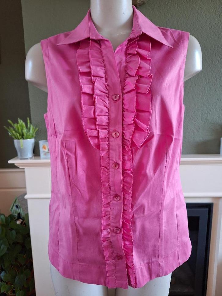 Mayerline mooie roze gilet blouse 40 M | Gratis Verzenden !, Kleding | Dames, Blouses en Tunieken, Zo goed als nieuw, Maat 38/40 (M)