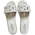 Tod’s sandaal, Verzenden, Wit, Nieuw, Sandalen of Muiltjes