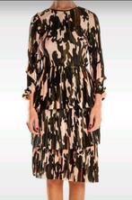 Leuke Zara jurk plisse in lagen maat L / 40 dierenprint, Maat 38/40 (M), Bruin, Zara, Ophalen of Verzenden