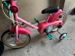 Roze kinderfietsje - B'Twin, Fietsen en Brommers, Fietsen | Meisjes, Ophalen of Verzenden, Gebruikt, 16 inch, Handrem
