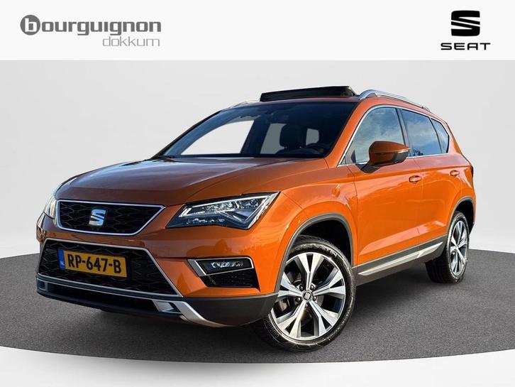 SEAT Ateca 1.4 EcoTSI Xcellence | Trekhaak | Pano | A. cam |, Auto's, Seat, Bedrijf, Te koop, Ateca, ABS, Achteruitrijcamera, Airbags