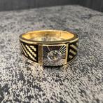 14 karaats gouden ring heren prachtig model, Ophalen of Verzenden, Nieuw, Goud