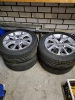 4x Zomerwielen 7mm met bouten 5x112, Ophalen, Gebruikt, 16 inch, Banden en Velgen