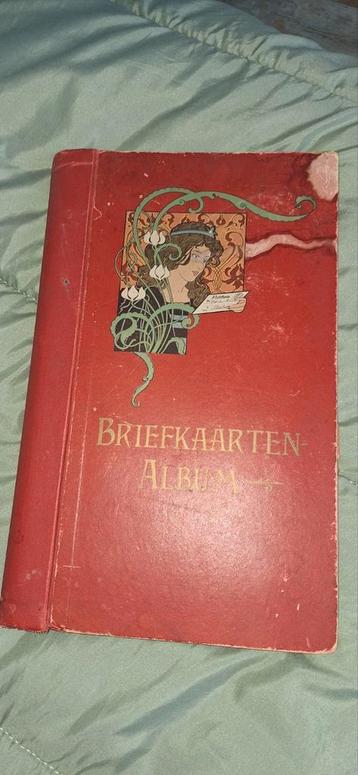Antiek Jugendstil Briefkaarten Album beschikbaar voor biedingen