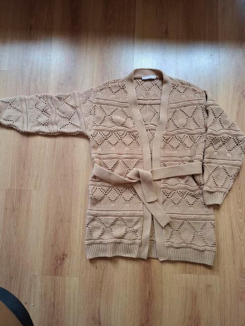 Studio Anneloes heerlijk vest camel M t/m 42, Kleding | Dames, Truien en Vesten, Zo goed als nieuw, Maat 42/44 (L), Bruin, Ophalen of Verzenden