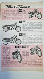 Matchless motor folders, Ophalen of Verzenden, Overige merken