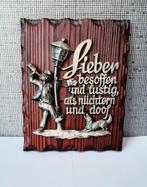 duits houten muur plaquette, Ophalen of Verzenden