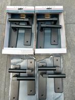 Deurkrukken mat zwart (4 sets) 4,5 B 21 L, Doe-het-zelf en Verbouw, Hang- en Sluitwerk, Ophalen of Verzenden, Nieuw, Rvs, Klink of Kruk