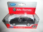 Welly - 1960 Alfa Romeo Spider 2600 Convertible (zwart) 1:36, Ophalen of Verzenden, Nieuw, Auto