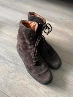 Bruine leren hoge schoenen met veter, Gedragen, Dolcis, Ophalen of Verzenden, Bruin