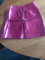 Rok met rits rose nikkie maat 34 kunstleer, Ophalen of Verzenden, Nikkie, Roze, Maat 34 (XS) of kleiner