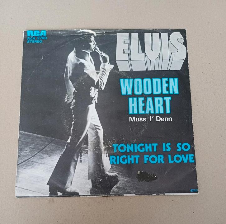 Elvis Presley  - Wooden Heart, Cd's en Dvd's, Vinyl Singles, Gebruikt, Single, Pop, 7 inch, Ophalen of Verzenden