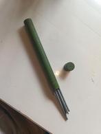 Vintage buisje met griffels, Ophalen of Verzenden