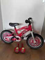 14.Inch Cars Mc Queen kinderfiets met zijwieltjes, Fietsen en Brommers, Fietsen | Kinderfietsjes, Ophalen of Verzenden, Zo goed als nieuw