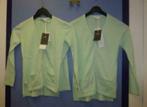 I Do mint groen vestje met glim knopen + studs mt 128 32586