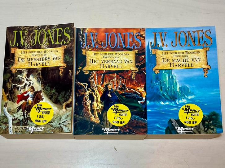 J.V. Jones Het boek der woorden eerste, tweede en derde boek, Boeken, Fantasy, Gelezen, Ophalen of Verzenden