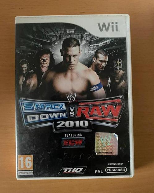 Smack down vs raw 2010, Spelcomputers en Games, Games | Nintendo Wii, Zo goed als nieuw, Vechten, Ophalen of Verzenden