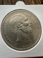 Te koop een zeer mooie PR++  2,5 gulden Willem 3 uit 1873, Zilver, 2½ gulden, Ophalen of Verzenden, Koning Willem III