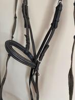 Bitloos hoofdstel, kaakgekruist - zwart voor full paard, Ophalen of Verzenden, Zo goed als nieuw, Dressuur
