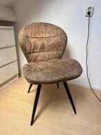 Stoffen stoel kleur: groen/bruin gloed, Huis en Inrichting, Fauteuils, Ophalen, Gebruikt, 75 tot 100 cm, Stof