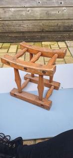Houten Krukje / melkkruk, Gebruikt, Bruin, Ophalen of Verzenden, Eén
