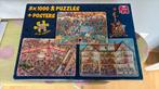 3x 1000 Jan van Haasteren puzzels, Ophalen, Zo goed als nieuw