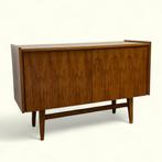 Vintage dressoir midcentury teak fineer, Ophalen, 100 tot 150 cm, Huysmans, Teakhout