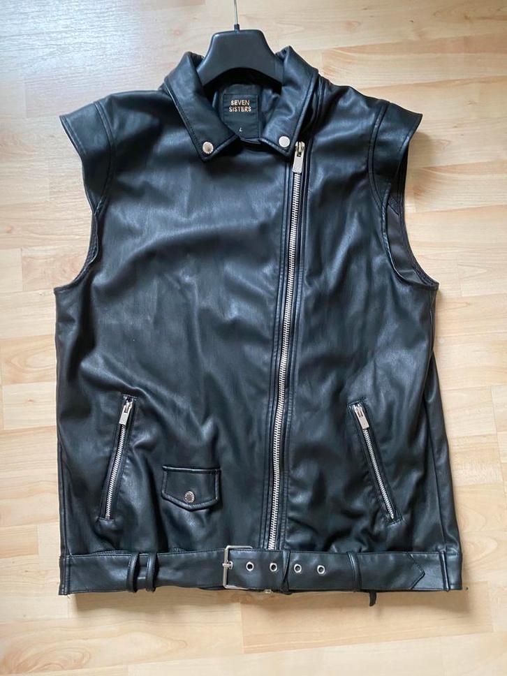 Super stoere bodywarmer seven sisters, Kleding | Dames, Bodywarmers, Zo goed als nieuw, Maat 42/44 (L), Zwart, Ophalen of Verzenden