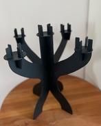 Twee IKEA PS Jularp kandelaars, 25 tot 50 cm, Zwart, Ophalen of Verzenden, Zo goed als nieuw