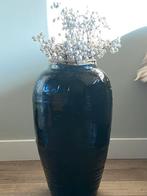Zwarte Vaas, Huis en Inrichting, Woonaccessoires | Vazen, Zwart, Aardewerk of Porselein, Ophalen of Verzenden, Zo goed als nieuw