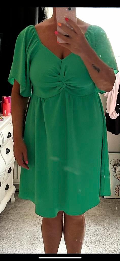 Nieuw ongedragen prachtig zomerjurkje van Azzurro, Kleding | Dames, Jurken, Nieuw, Maat 42/44 (L), Groen, Ophalen of Verzenden