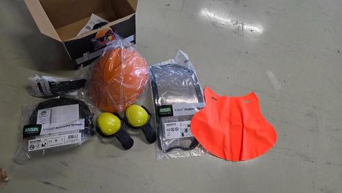 Nieuwe MSA V-Gard Zaaghelm – Compleet & Verstelbaar, Doe-het-zelf en Verbouw, Veiligheidshelmen, Nieuw, Met vizier, Ophalen of Verzenden