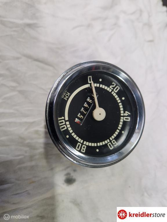 Zundapp 100 km teller VDO in zeer nette staat 19475 km, Fietsen en Brommers, Brommeronderdelen | Zundapp, Gebruikt, Ophalen of Verzenden