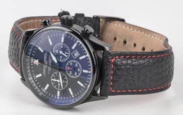 Jorg Gray JG6500 black zwart watch horloge staal orig. box beschikbaar voor biedingen