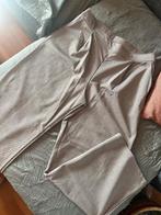 H&M wijde broek, H&M, Beige, Maat 42/44 (L), Nieuw