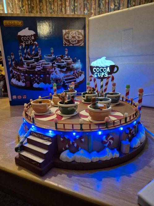 Lemax Cocoa Cups (Sugar And Spice), Diversen, Kerst, Zo goed als nieuw, Ophalen of Verzenden